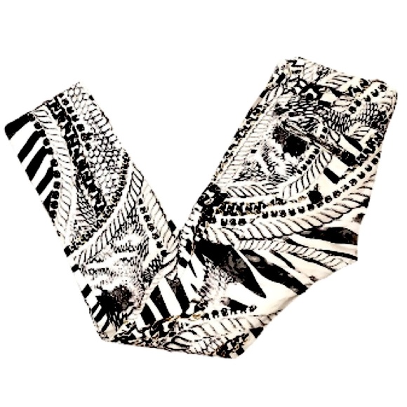 NWOT Pierre Balmain Black and White Print Jean - Picture 4 of 8